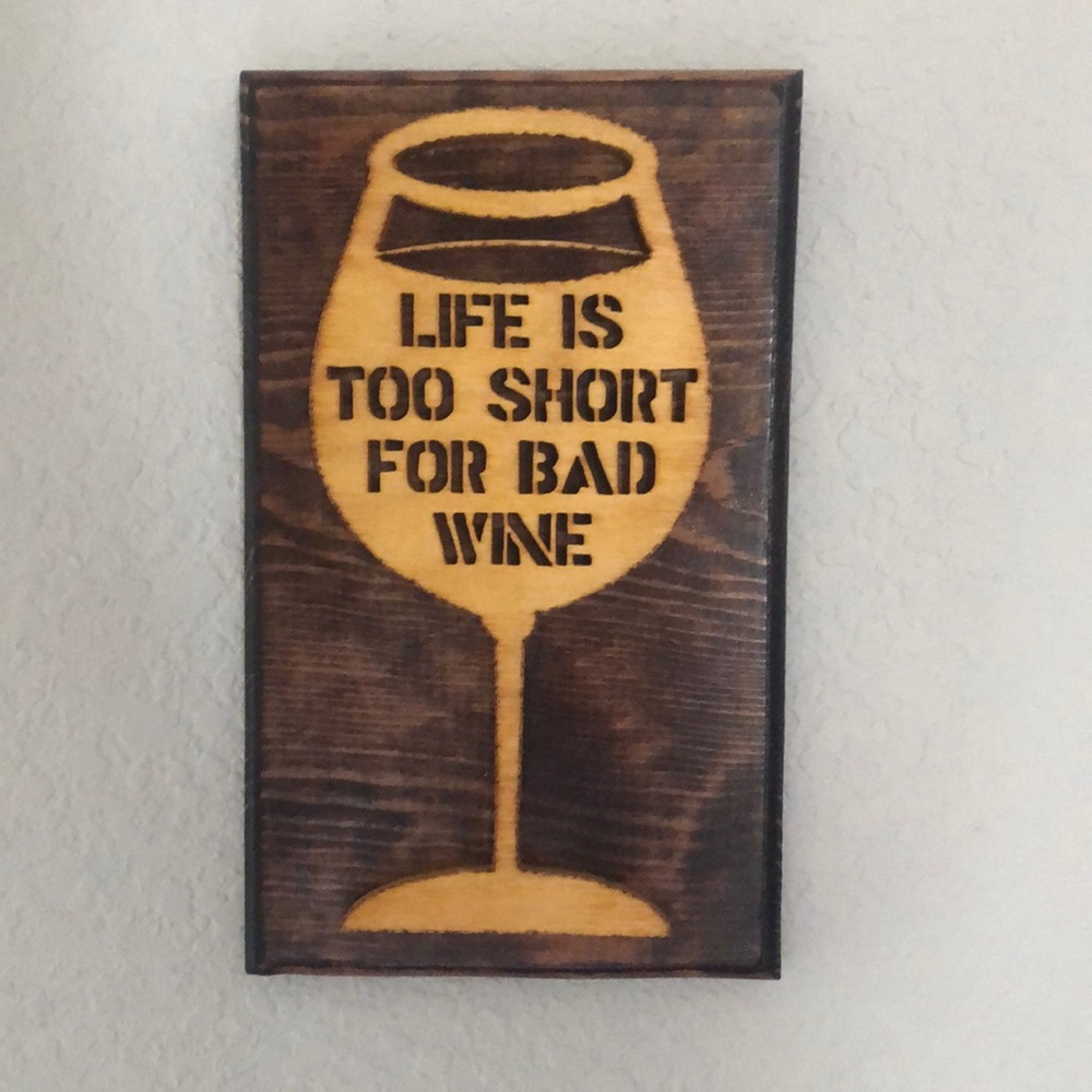 Wood sign